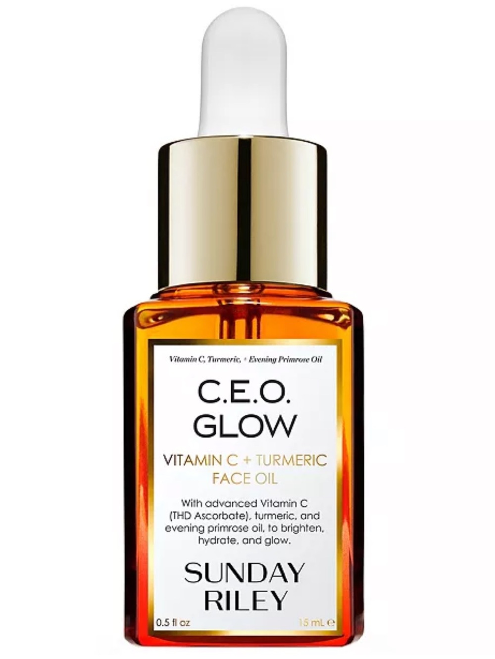 ✨ Sunday Riley C.E.O. Glow Vitamin C + Turmeric Face Oil | 0.5 oz | SEALED NIB
